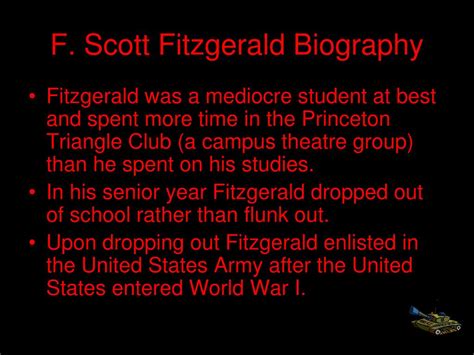 PPT - F. Scott Fitzgerald PowerPoint Presentation, free download - ID:1860234