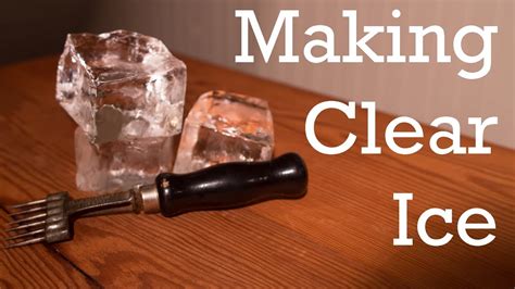 Making Clear Ice from Better Cocktails at Home - YouTube