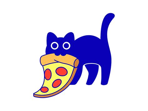 Pizza Cat by Damian Orellana on Dribbble