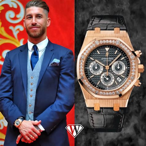 Sergio Ramos Audemars Piguet Diamond Bezel Rose Gold - Superwatch