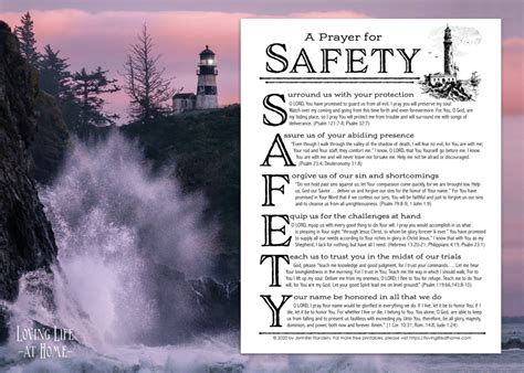 Prayer for Safety in the Midst of Danger - Loving Life at Home