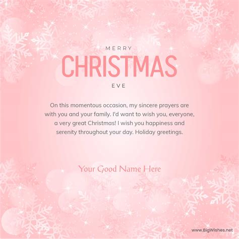 Creative Christmas Eve Greetings Cards & Template for 2024