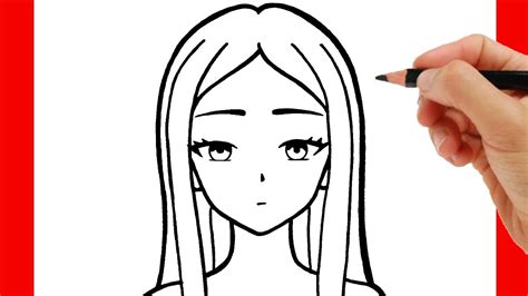 HOW TO DRAW ANIME - HOW TO DRAW A GIRL EASY STEP BY STEP - YouTube