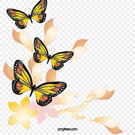 Butterfly Borders Clipart Hd PNG, Flowers And Butterflies Borders ...