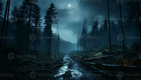 Woods At Night Stock Photos, Images and Backgrounds for Free Download