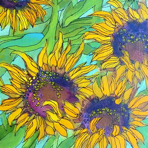 Painting My World: More Sunflower Paintings!