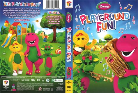 Barney Playground Fun dvd cover (2017) R1