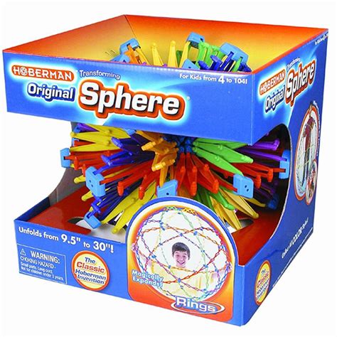 Hoberman Sphere - Rainbow - Best Science & Nature for Ages 4 to 11