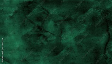 Dark green watercolor. Emerald green color. Art background with space for design. Stock Photo ...