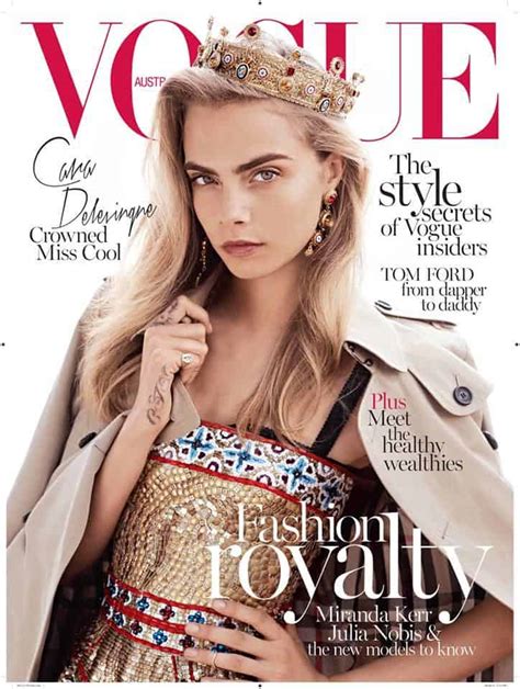 Cara Delevingne graces cover of Vogue Australia