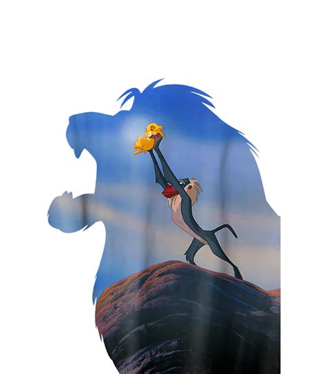 Lion King Rafiki Holding Simba