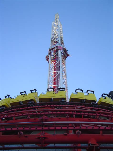 [Stratosphere Las Vegas] Looking up at the High Roller coaster - from ...