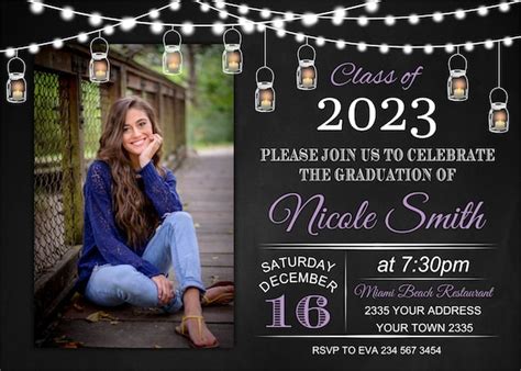 Graduation Invitation. High School Graduation. College | Etsy