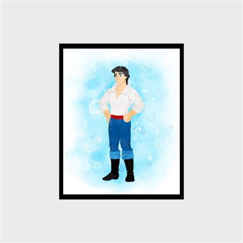 The Little Mermaid Eric Disney Art Print Digital Files decor - Inspire ...