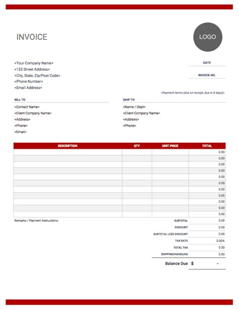 Excel Invoice Template | Free Download | Invoice Simple