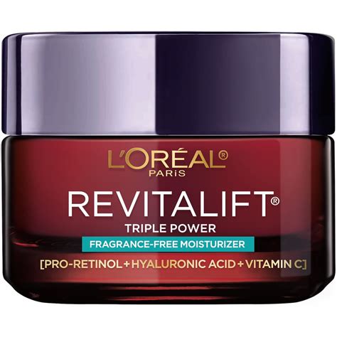 L'Oreal Paris Revitalift Triple Power Anti-Aging Cream, Fragrance Free, 1.7 oz. - Walmart.com ...