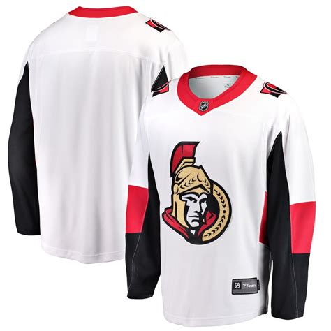 Ottawa Senators Fanatics Branded Breakaway Away Jersey - White