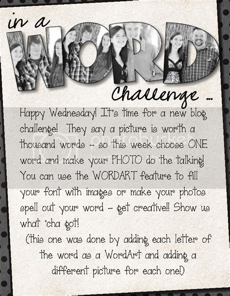 MyMemories Blog: It's the *In a WORD* Challenge!!