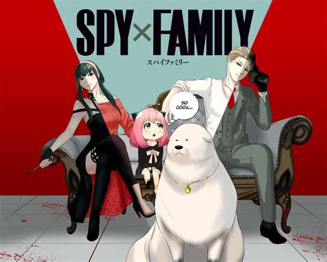 Download Spy X Family With Dog Bond Wallpaper | Wallpapers.com