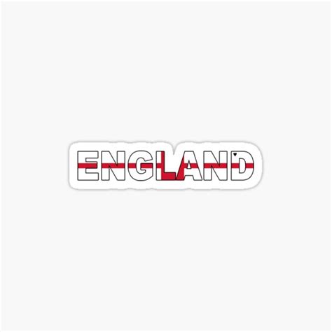 "England Flag" Sticker by BackpackerLife | Redbubble