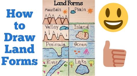 How To Draw A Plateau Landform Landforms mountains plateaus plains rivers valleys and canyons ...