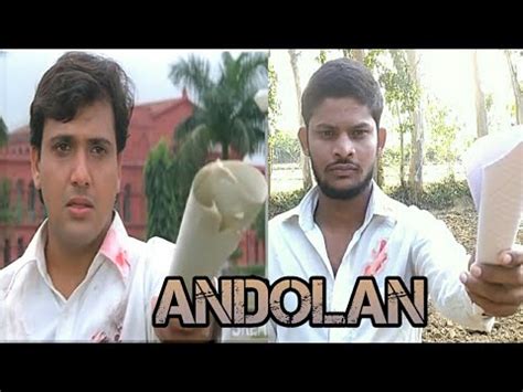 Andolan (1995) Sanjay Dutt | Govinda | Andolan Movie Ka Dialogue - YouTube