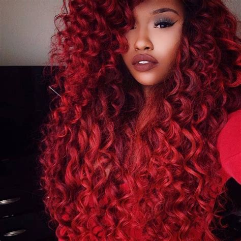 Red Wine Hair Color Curly Hair – Warehouse of Ideas