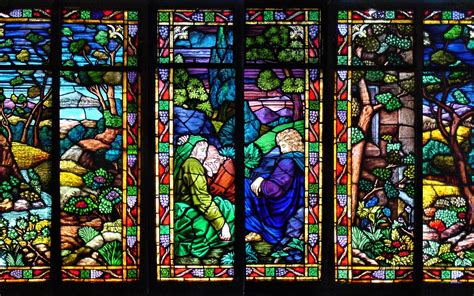 Download Colorful Religious Window Artistic Stained Glass HD Wallpaper