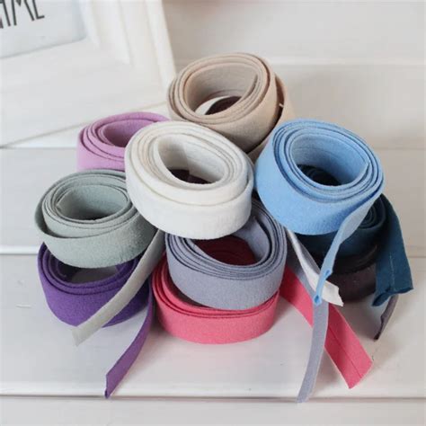 18mm 13Colours Washed Cotton Linen Bias Tape Bias Binding Edge Binding Tape -in Ribbons from ...