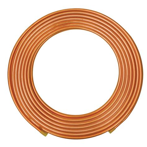 Everbilt 3/8 in. O.D x 20 ft. Soft Copper Refrigeration Coil Tubing-D ...