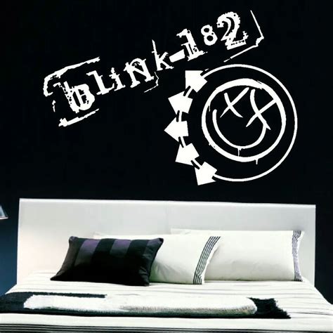 BLINK 182 LOGO POSTER WALL STICKER IN MATT VINYL NEW CHINA TRANSFER ...