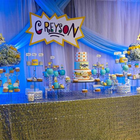 A Cute Rugrats Theme Baby Shower for Baby "Greyson " #makeit_happen_events @penny5563 Thanks ag ...