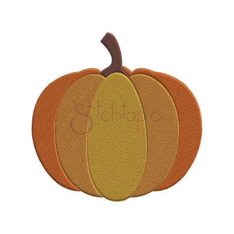 Pumpkin Embroidery Design - Stitchtopia