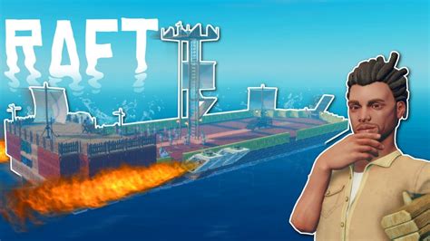 ROCKET PIRATE SHIP?! - Raft Multiplayer Gameplay - Survival Raft ...