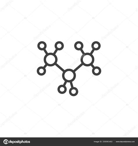 Propane molecular geometry line icon Stock Vector by ©avicons 330581402