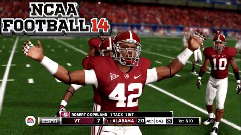 NCAA Football 14 Gameplay (Demo) - Alabama vs Virginia Tech - Gameplay ...