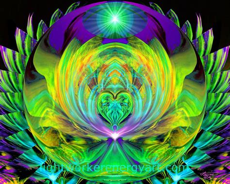 Chakra Healing Reiki Energy Art Print "Lotus" - Primal Painter