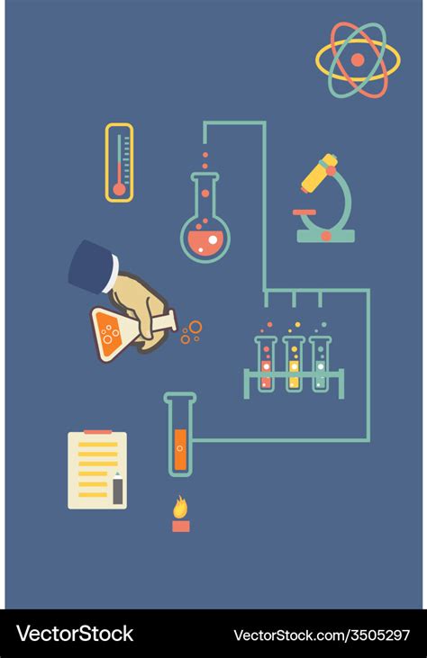 Chemistry infographic infographics template Vector Image