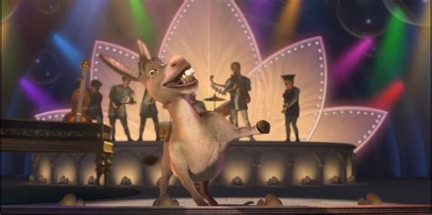 In Shrek 2 (2004), Donkey sings “Uno, Dos, Cuatro, hit it!” skipping ...