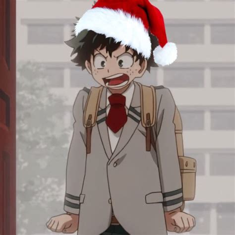 Christmas Deku pfp