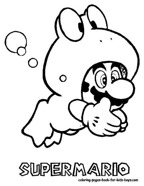 Baby Mario Coloring Pages