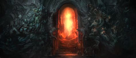 Shop the spectacular Diablo IV art print 'Hell's Gate' | Cook and Becker