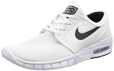 Nike Men’s Stefan Janoski Max White/BlackSneakers – 10 D(M) US | Ethos Vibe