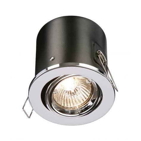 DLF302CG tilt fire rated downlight chrome