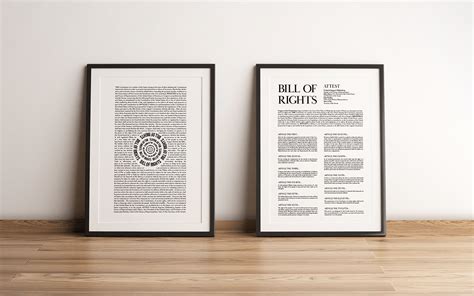 The Bill of Rights Typography on Behance