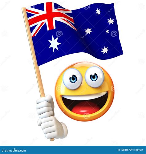 Pokuta vlákno Ligace australian flag emoji kartáč alias vzorec