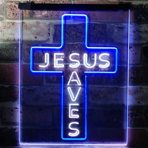 The best Jesus Saves sign I've even seen! #jesussaves #jesus #ledsign # ...