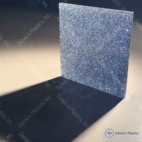 Glitter Acrylic Sheet from Delvie's Plastics