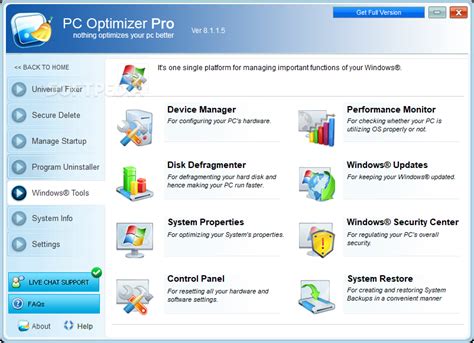 Download PC Optimizer Pro 8.1.1.5