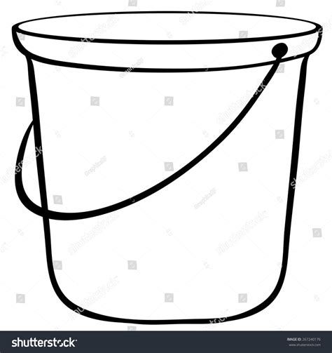 Water bucket sketch Images, Stock Photos & Vectors | Shutterstock